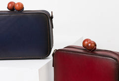 Handmade Genuine Leather Clutch Bag Crossbody Bag Shoulder Bag Purse For Women