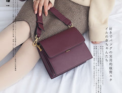 Minimalist Leather Womens Stylish Shoulder Bag Crossbody Purse for Women