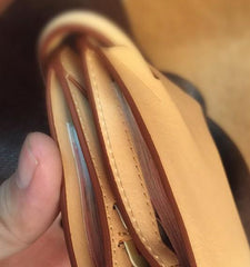 Handmade Leather Mens Cool billfold Leather Wallet Men Slim Wallet Bifold for Men