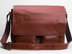 Handmade Leather Mens Cool Shoulder Bags Messenger Bag for men