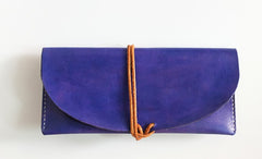 Handmade LEATHER Womens Long Wallet Leather Envelope Long Wallets FOR Women