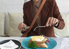 Cute Leather Red Brown Womens Saddle Purse Saddle Shoulder Bag for Women