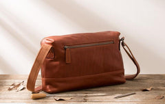 Black Brown Cool Leather Mens Shoulder Bags Messenger Bags for Men