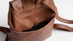 Vintage LEATHER WOMEN Backpack School Backpacks Travel Backpack FOR WOMEN