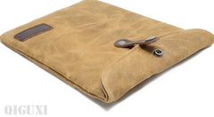 Cool Waxed Canvas Mens iPad Case iPad Air Case 10 inch for Men Clutch