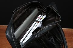Handmade Leather Mens Cool Messenger Bag Work Bag Business Bags Briefcase Bag for men