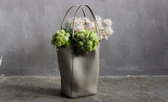 LEATHER Large WOMENs Bucket Tote Bag Work Tote Purses FOR WOMEN