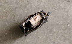 Mini LEATHER Womens Small Wallet Change Wallet Makeup Pouch FOR Women