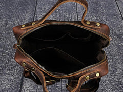 Cool Mens Leather Backpack Vintage Travel Backpack School Backpack for men