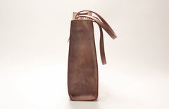 Vintage WOMENs LEATHER Tote Bag Work Leather Tote Purses FOR WOMEN