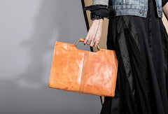 Handmade Genuine Leather Handbag Bag Shoulder Bag Shopper Bag Purse For Women - EverHandmade