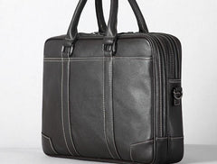 Handmade Leather Mens Cool Messenger Bag Work Bag Business Bag Briefcase Bag for men