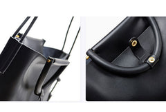 Genuine Leather handbag shoulder bag for women leather shopper bag - EverHandmade