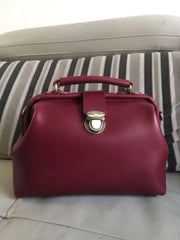Handmade Leather handbag doctor bag shoulder bag for women leather bag - EverHandmade