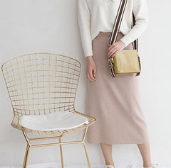 Cute Leather Womens Stylish Bucket Shoulder Bag Barrel Crossbody Purse for Women