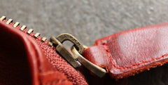 Vintage LEATHER Mens Long Wallet Cool Zipper Long Wallet FOR Men