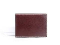 Leather Mens Slim license Wallet Card Wallets Slim Wallet Front Pocket Wallet for Men