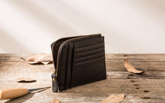 Leather Mens Slim Card Holder Front Pocket Wallets Card Wallets for Men