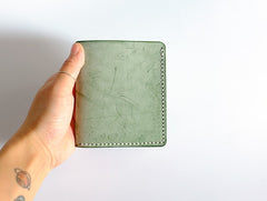 Handmade LEATHER Womens Small Bifold Wallet Leather Small Wallets FOR Women
