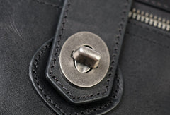 Handmade vintage doctor bag leather crossbody bag purse shoulder bag for women - EverHandmade