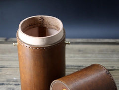 Handmade Leather Pencil Holder Pencil Case Pencil Barrel Case
