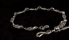 Brass Silver biker trucker Tibetan wallet Chain for chain wallet biker wallet trucker wallet