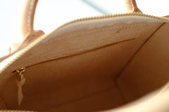 Handmade Leather Beige Womens Handbag Shoulder Bag Crossbody Purse for Women