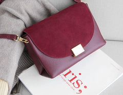Minimalist Leather Womens Stylish Messenger Crossbody Purse Shoulder Bag for Women