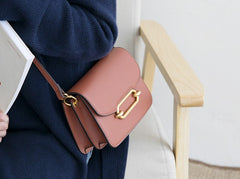 Minimalist Leather Womens Stylish Small Crossbody Purse Shoulder Bag for Women