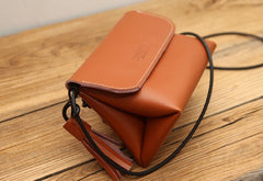 Cute LEATHER WOMEN Triangular SHOULDER BAG Stylish Crossbody Purse FOR WOMEN