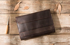 Cool Leather Mens Large Long Zipper Clutch Wallet Long Wallet for Men