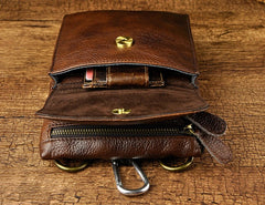 Leather Belt Pouch for Men Waist Bag BELT BAG Cell Phone Holster Shoulder Bag For Men