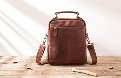 Cool Leather Mens Small Shoulder Bags Messengers Bag for Men