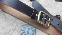 Handmade Vintage Leather Mens Belts Men Leather Belt for Men