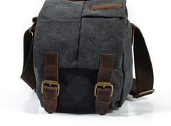 Mens Small Canvas Camera Messenger Bag Side Bag Camera Shoulder Bag for Men