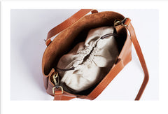 Handmade Leather Handbag Tote Bag Purse Crossbody Bag Shoulder Purse For Women