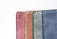 Vintage Bifold Leather Men Small Wallet billfold Wallet for Men