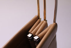 Genuine Leather Tote Purse Handbag Shoulder Bag for Women Leather Shopper Bag - EverHandmade