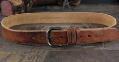 Genuine Leather Punk Rock Biker Trucker Mens Belt Men Black Coffee Belt for Men