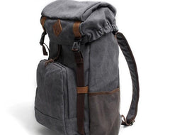 Cool Waxed Canvas Mens Hiking Backpacks Canvas Travel Backpack for Men