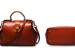 Genuine Leather crossbodybag handbag shoulder bag for women leather bag - EverHandmade