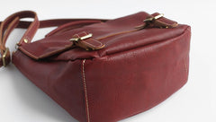 Vintage LEATHER WOMEN Satchel Crossbody Purses School SHOULDER BAG FOR WOMEN