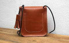 Cute LEATHER WOMEN Square SHOULDER BAG Mini Crossbody Purses FOR WOMEN