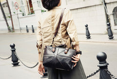 Handmade Handbag Briefcase Purse Leather Crossbody Bag Purse Shoulder Bag for Women - EverHandmade