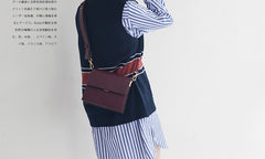 Minimalist Leather Womens Stylish Shoulder Bag Crossbody Purse for Women