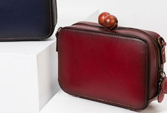 Handmade Genuine Leather Clutch Bag Crossbody Bag Shoulder Bag Purse For Women - EverHandmade