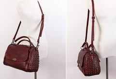 Handmade Leather womens handbag purse shoulder bag for women leather shopper bag - EverHandmade