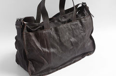 Vintage WOMENs LEATHER Travel Handbag Travel Bag Shoulder Bag FOR WOMEN