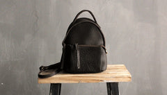 Mini LEATHER WOMEN Small Backpack Purses Cute Vintage School Backpacks FOR WOMEN