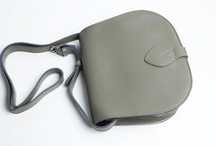 Genuine Leather Cute Crossbody Bag Saddle Bag Shoulder Bag Women Girl Fashion Leather Purse